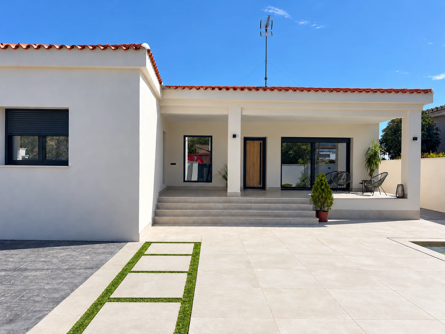 Fachada SATE acabada