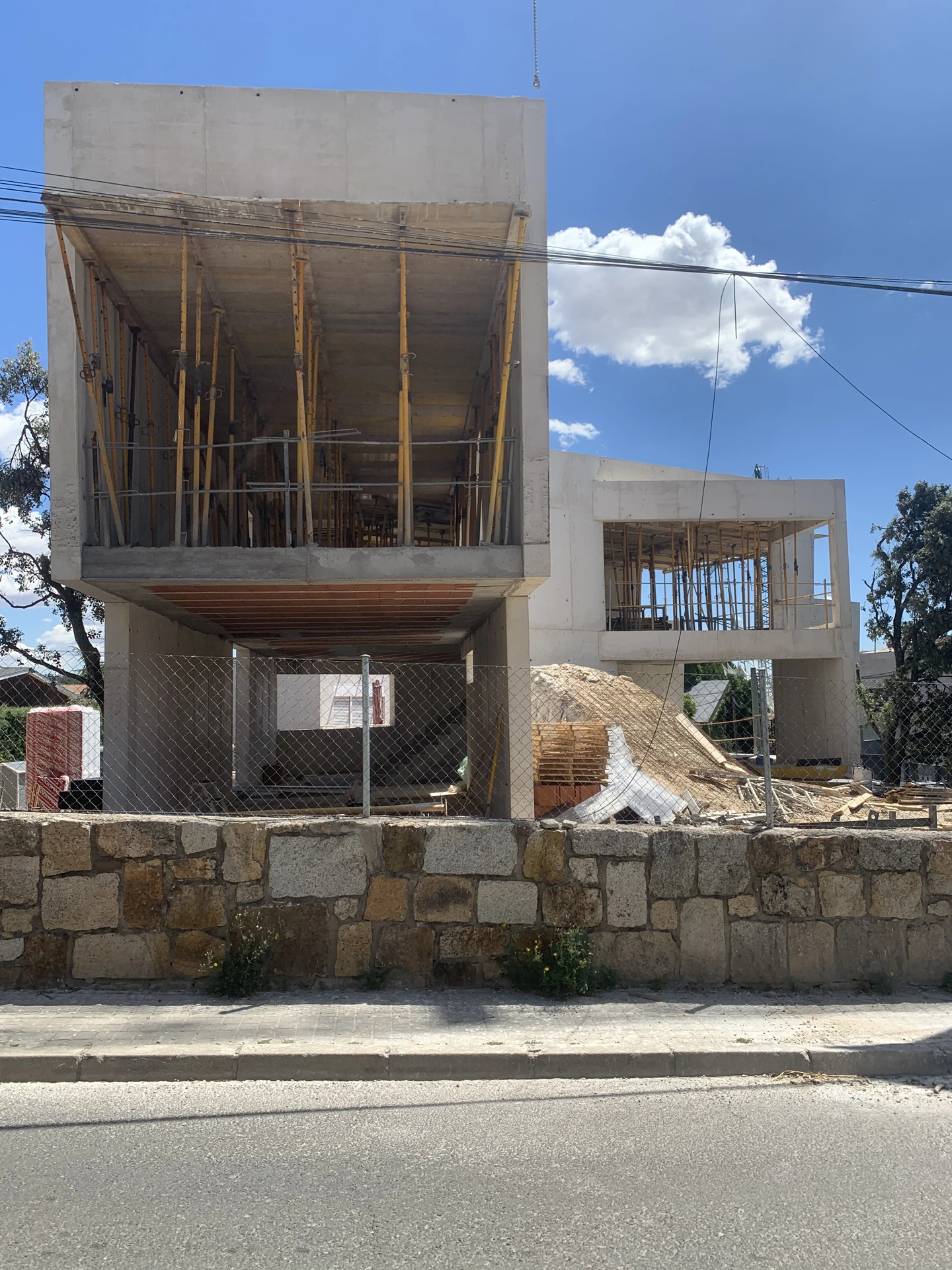 Proceso de construcción de una vivienda de Grupo Novillo