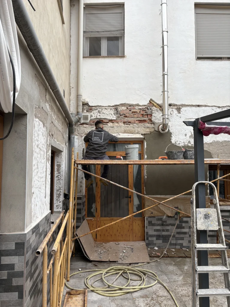 Reparación exterior de fachada