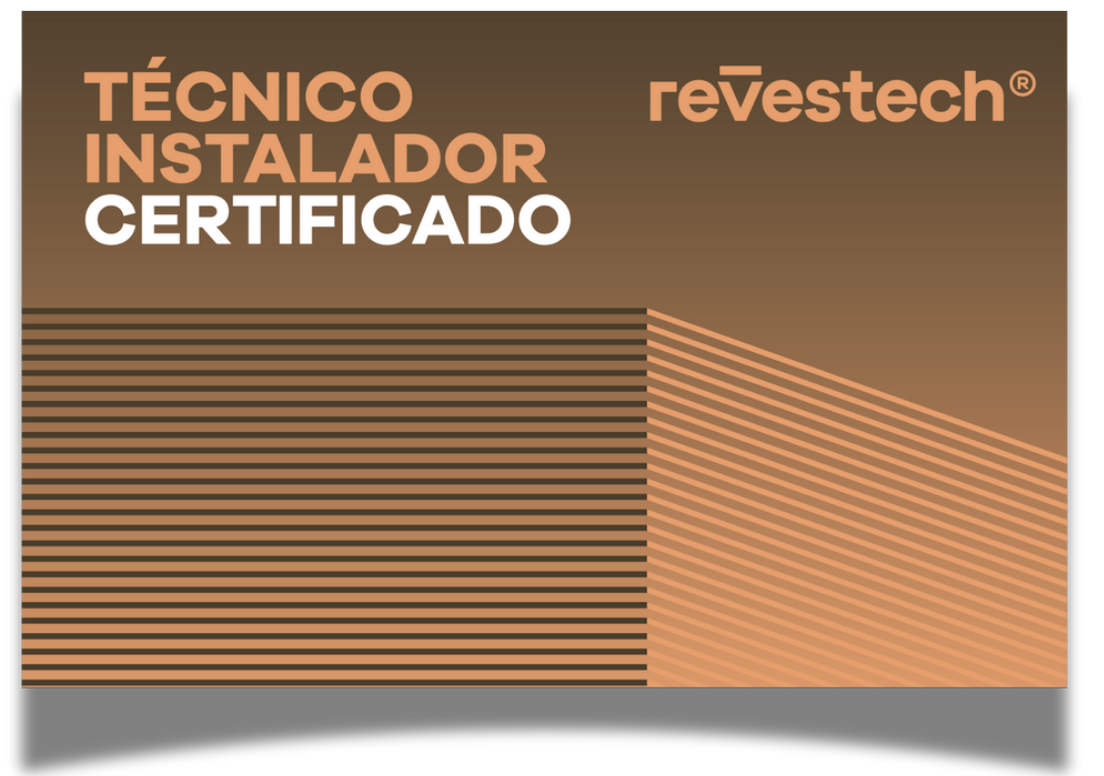 Certificado de técnico instalador Revestech de Grupo Novillo